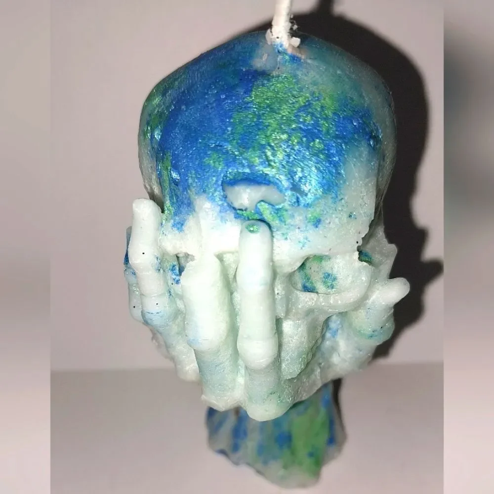 Hand crafted limited edition from our Raging skull candls collection